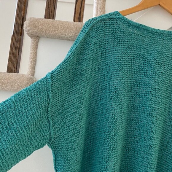 Free People Oversized Knit Sweater Size S - Picture 3 of 9